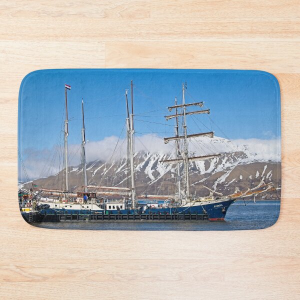 Item preview, Sailing Ship Antigua in Longyearbyen harbour Svalbard designed and sold by Martyn R Arnold Fine Art Nature & Landscape Photography.