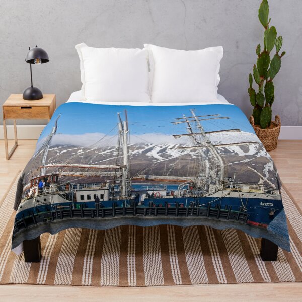 Item preview, Sailing Ship Antigua in Longyearbyen harbour Svalbard designed and sold by Martyn R Arnold Fine Art Nature & Landscape Photography.