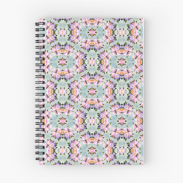 Item preview, Painting of Orange, Pink and Lilac Aster Flowers Seamless Pattern designed and sold by Petalandfur.