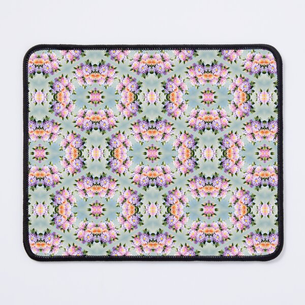 Item preview, Painting of Orange, Pink and Lilac Aster Flowers Seamless Pattern designed and sold by Petalandfur.