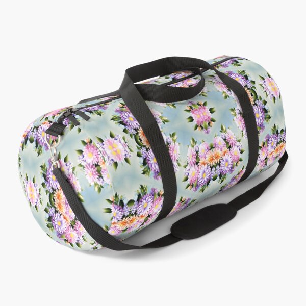 Item preview, Painting of Orange, Pink and Lilac Aster Flowers Seamless Pattern designed and sold by Petalandfur.