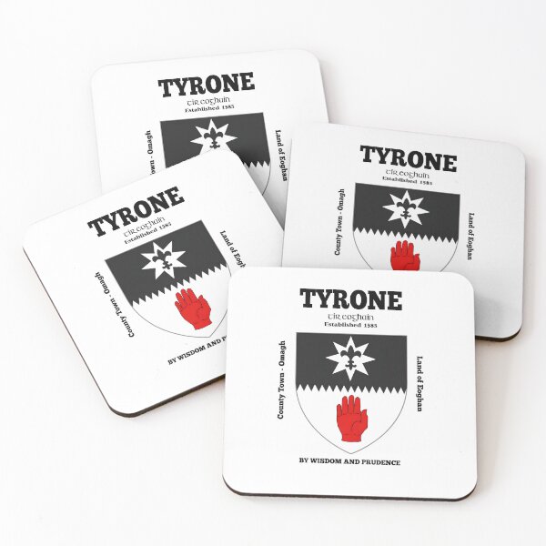 Item preview, Irish County Tyrone Ireland Crest, Translation & More designed and sold by REAL IRISH GIFTS.
