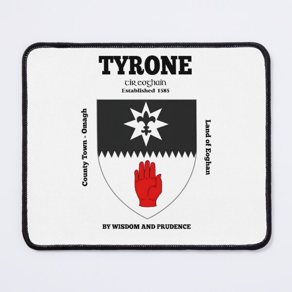 Item preview, Irish County Tyrone Ireland Crest, Translation & More designed and sold by REAL IRISH GIFTS.