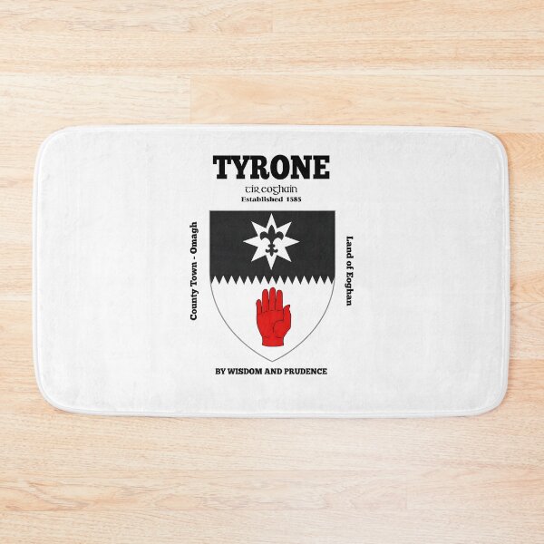 Item preview, Irish County Tyrone Ireland Crest, Translation & More designed and sold by REAL IRISH GIFTS.