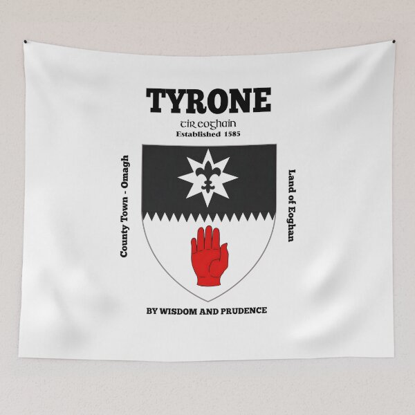 Item preview, Irish County Tyrone Ireland Crest, Translation & More designed and sold by REAL IRISH GIFTS.