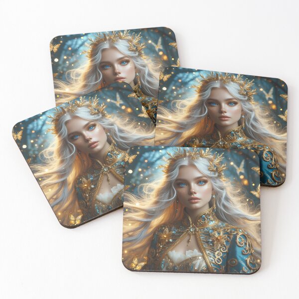 Item preview, Enchanted Golden Elegance Fairy designed and sold by DianaSadGirl.