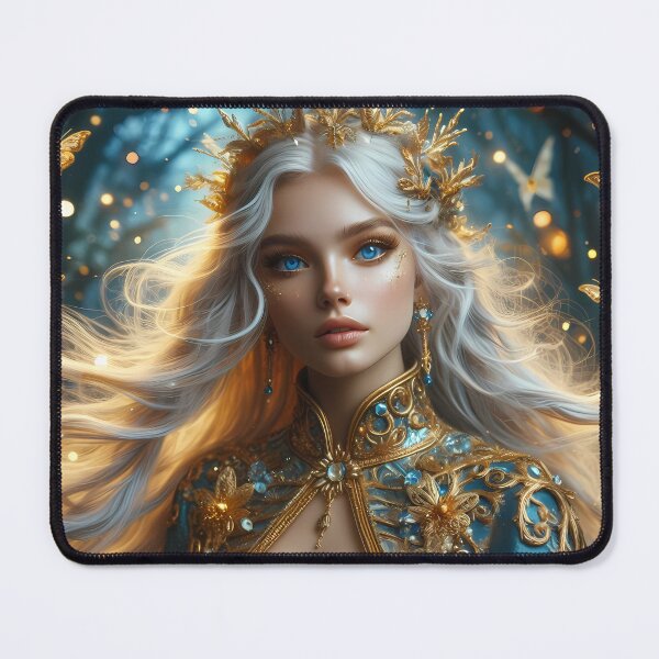Item preview, Enchanted Golden Elegance Fairy designed and sold by DianaSadGirl.