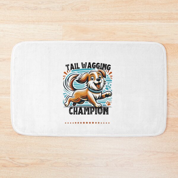 Item preview, Tail Wagging Delight - Energetic Dog designed and sold by creativechaster.