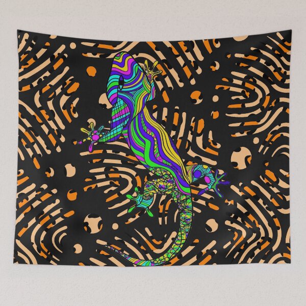 Item preview, Abstract image of a lizard designed and sold by SweetRossel.