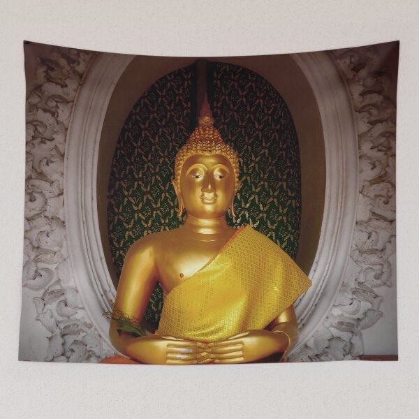 Item preview, Buddha seated guarding the Phra Pathom Chedi, Thailand designed and sold by JonDelorme.