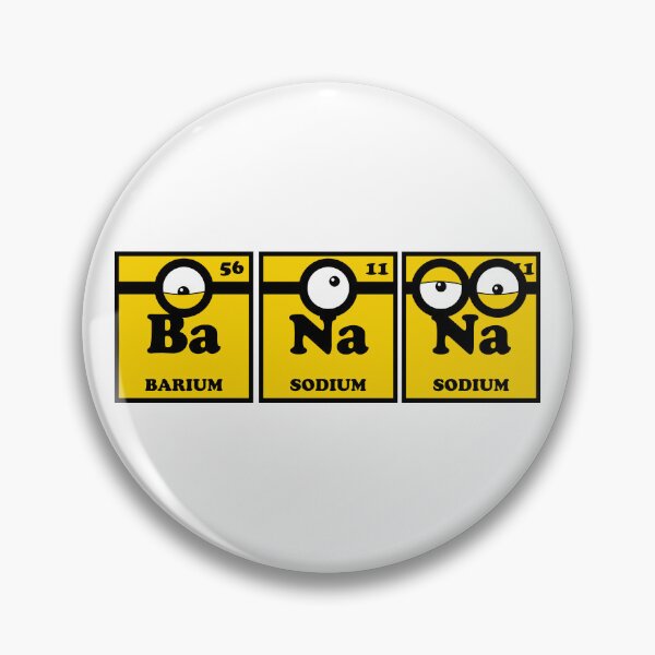 Item preview, Yellow Banana Periodic Table designed and sold by ScienceCorner.