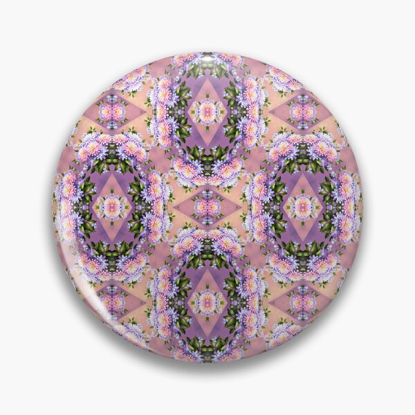 Item preview, Painting of Pink and Lilac Aster Flowers Seamless Pattern designed and sold by Petalandfur.