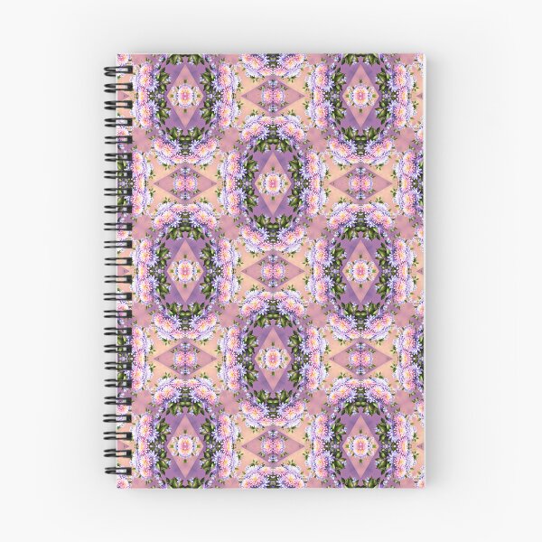 Item preview, Painting of Pink and Lilac Aster Flowers Seamless Pattern designed and sold by Petalandfur.