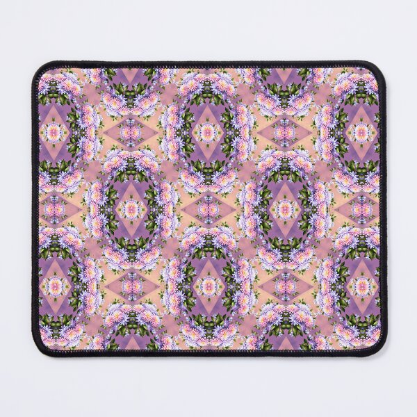 Item preview, Painting of Pink and Lilac Aster Flowers Seamless Pattern designed and sold by Petalandfur.