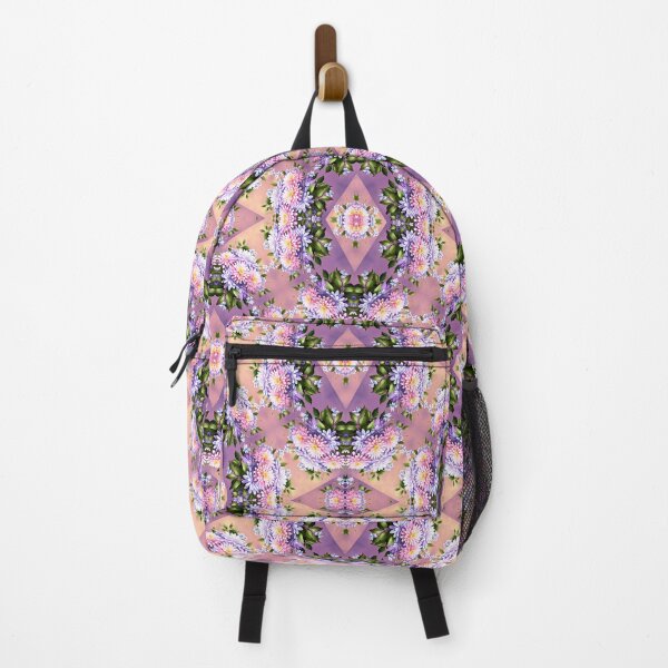 Item preview, Painting of Pink and Lilac Aster Flowers Seamless Pattern designed and sold by Petalandfur.