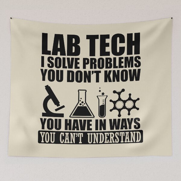Item preview, Funny Med Lab tech sayings scientist mlt Medical Laboratory technician puns jokes designed and sold by Alexaltay.