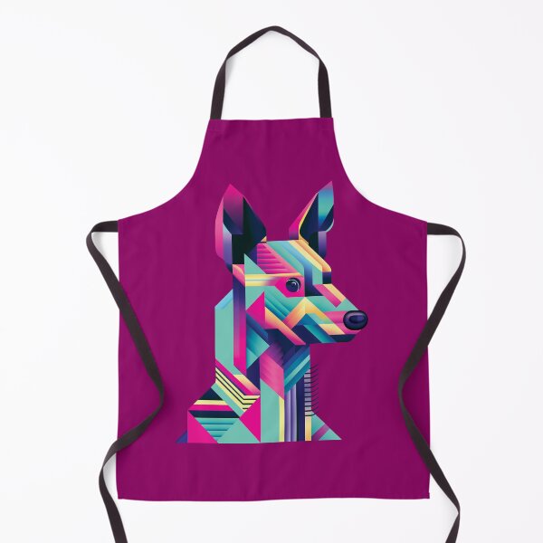 Item preview, Colorful Geometric Dog Head, Vibrant Abstract Art Design designed and sold by KaleidoNest.