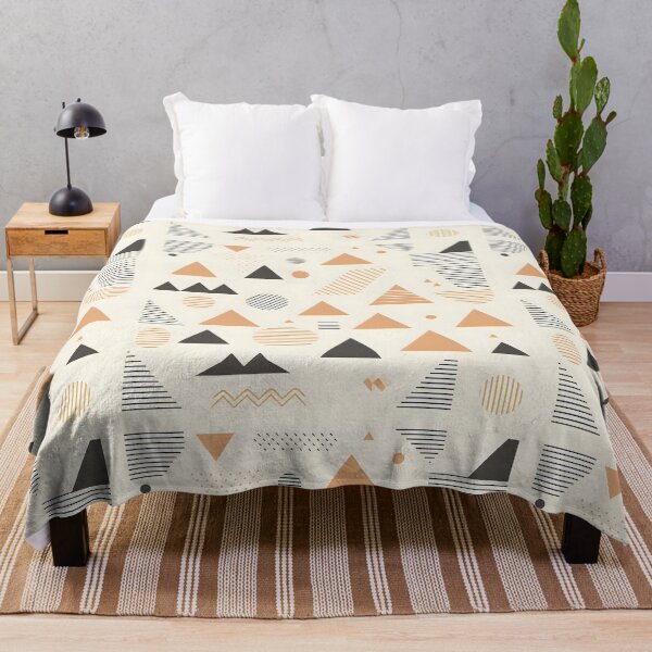 Item preview, Triangles in the sand geometric pattern designed and sold by Yislaaik Digital Marketing.