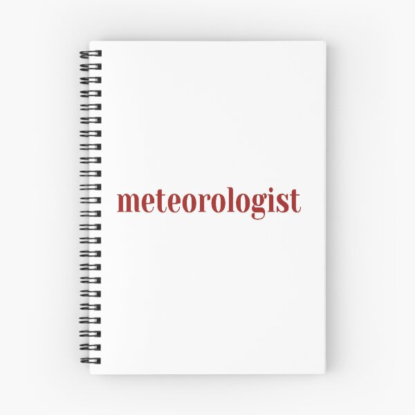 Item preview, Meteorologist Decal in Red designed and sold by Lightning Strike Designs.