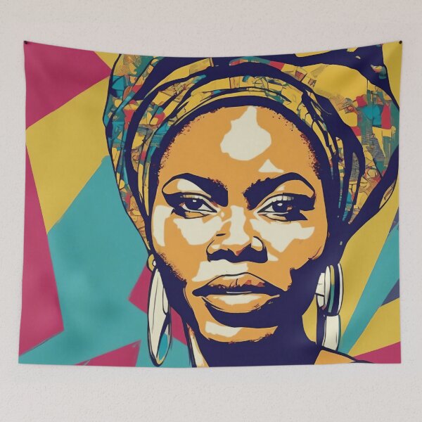 Item preview, Ife Pop Art Portrait designed and sold by Yzakreativ.