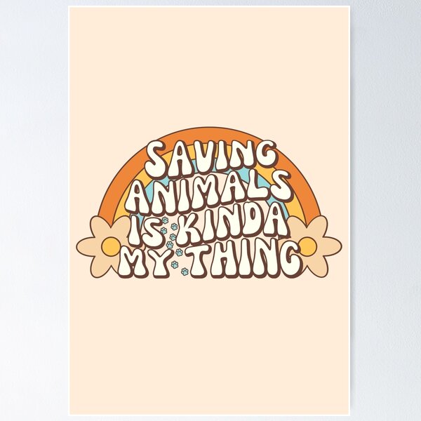 Item preview, Saving Animals Is Kinda My Thing Paw Animal Rescue designed and sold by SunfullyYours.