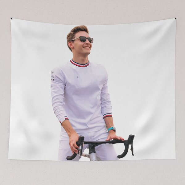 Item preview, George F1 Driver on a Bike designed and sold by FormulaGTee1.