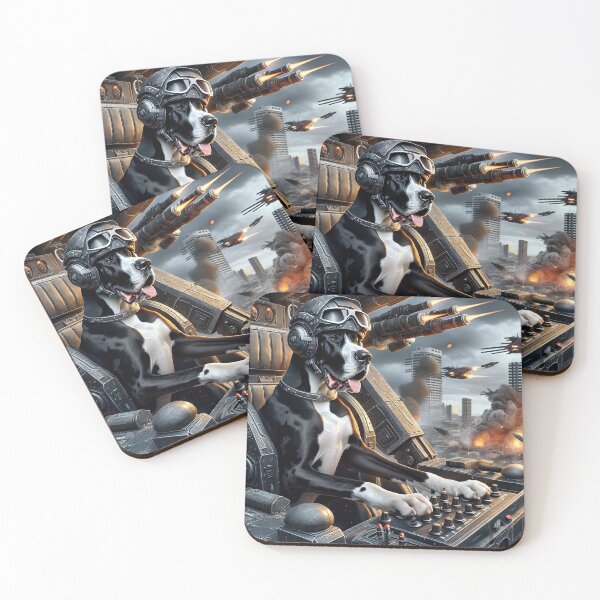 Item preview, Great Dane Mech Warrior designed and sold by digital-savant.