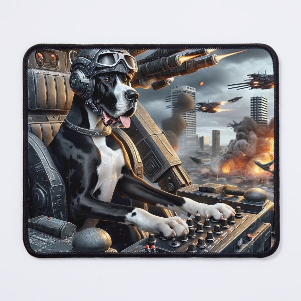 Item preview, Great Dane Mech Warrior designed and sold by digital-savant.