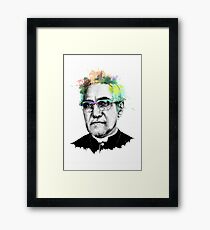 Oscar Romero Portrait Art Framed Print