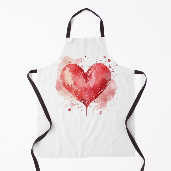 Item preview, Heart in Red Watercolor designed and sold by Cute-and-Co.