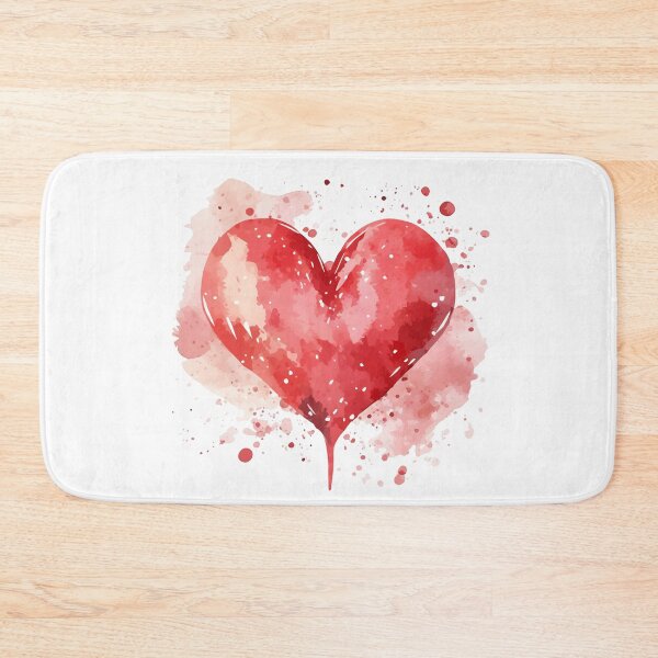 Item preview, Heart in Red Watercolor designed and sold by Cute-and-Co.