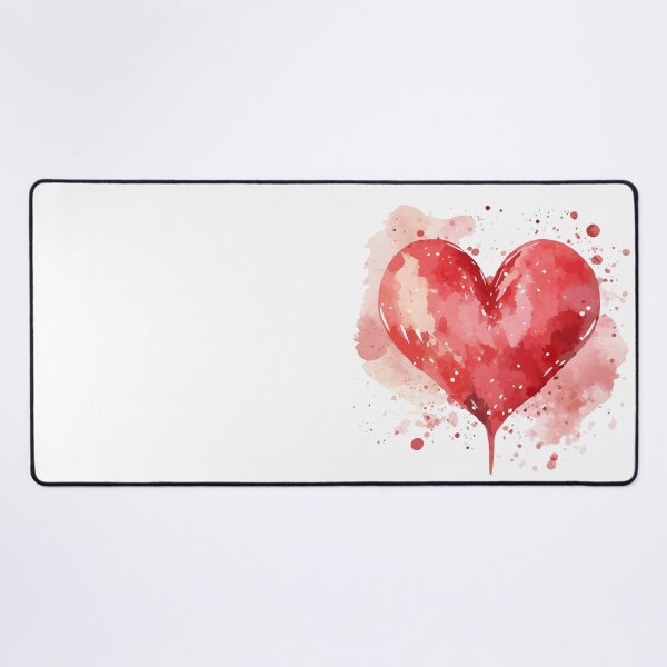 Item preview, Heart in Red Watercolor designed and sold by Cute-and-Co.