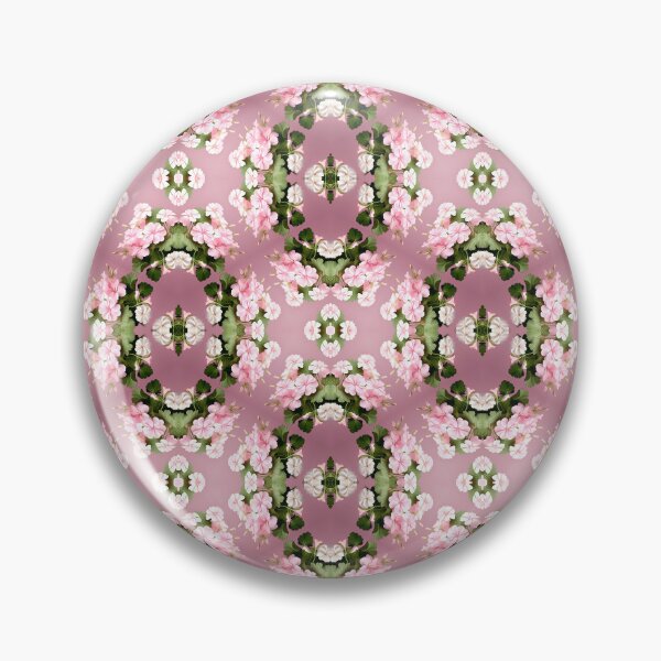 Item preview, Painting of Pink and White Geranium Flowers Seamless Pattern designed and sold by Petalandfur.