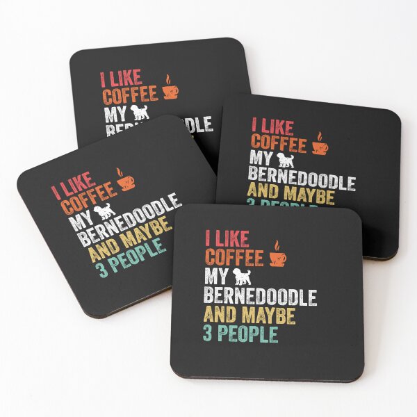 Item preview, Bernedoodle Dog Owners Funny Coffee Lover Quote Vintage  designed and sold by clothesy7.