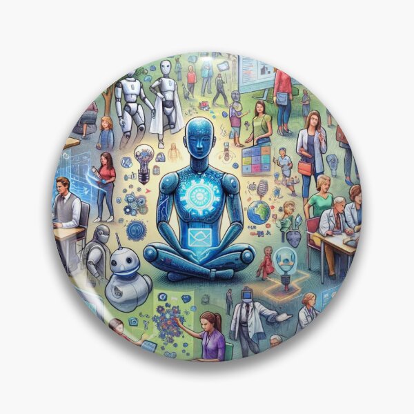 Item preview, Society 2.0: Symbiosis of Silicon and Soul designed and sold by Dina-Zam.