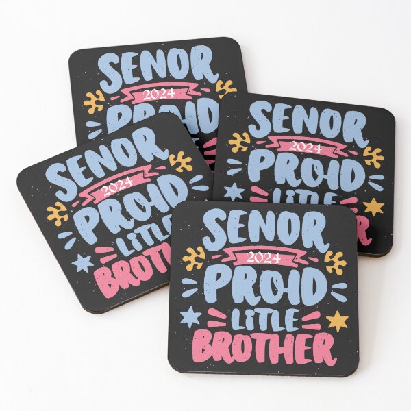 Item preview, Senior Proud Little Brother 2024 designed and sold by MizoX7.