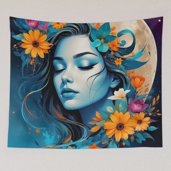 Item preview, Moonflower woman designed and sold by xavoblues.