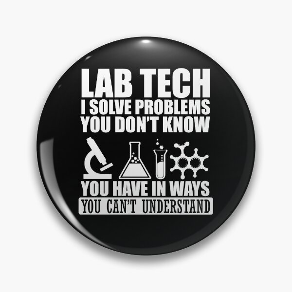 Aperçu de l'œuvre Funny Med Lab tech dictons scientifique mlt technicien de laboratoire médical humour créée et vendue par Alexaltay.