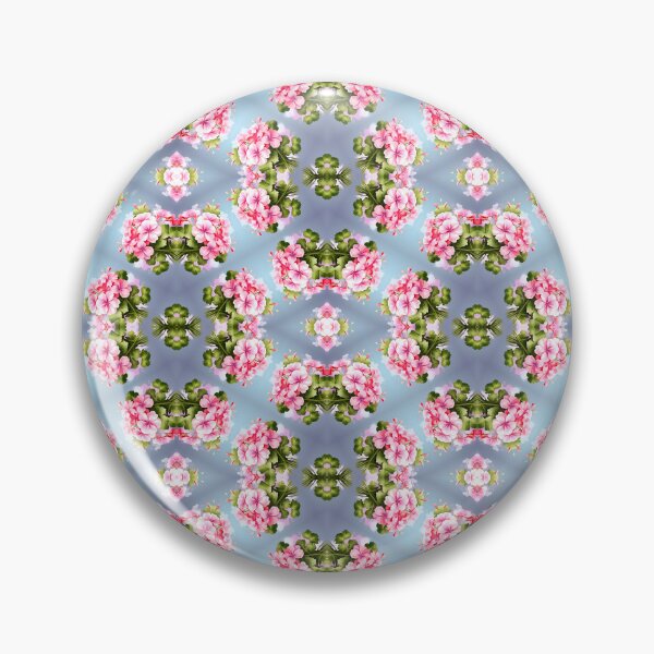 Item preview, Painting of Pink Geranium Flowers Seamless Pattern designed and sold by Petalandfur.