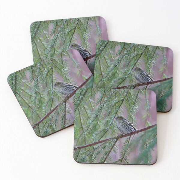 Item preview, Greens and soft purrples. Eurasian siskin designed and sold by Jouko Lehto Photography.