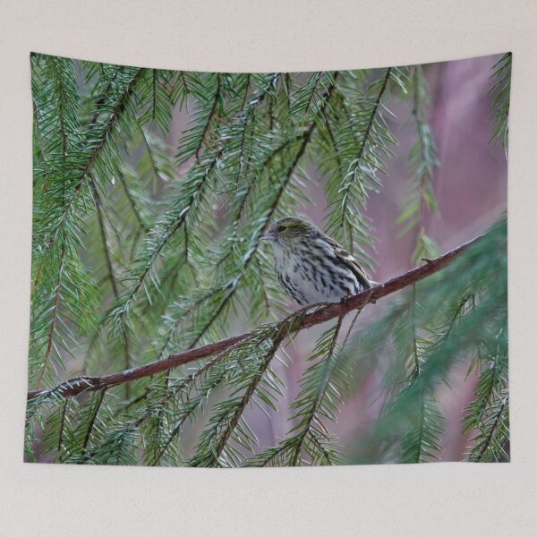 Item preview, Greens and soft purrples. Eurasian siskin designed and sold by Jouko Lehto Photography.