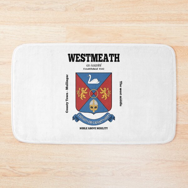 Item preview, Irish County Westmeath Ireland Crest, Translation & More designed and sold by REAL IRISH GIFTS.