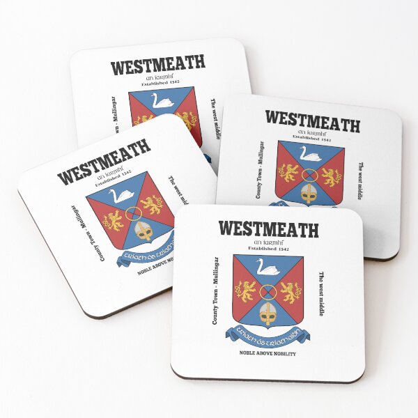 Item preview, Irish County Westmeath Ireland Crest, Translation & More designed and sold by REAL IRISH GIFTS.