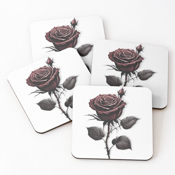 Item preview, Gothic rose with a shadow designed and sold by LuzLineaStudios.