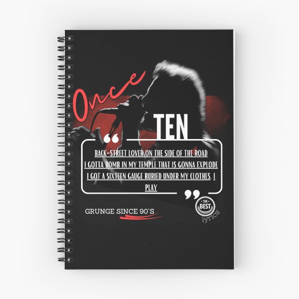 Item preview, Once Track Lyrics - FAN Alive Grunge 90s nostalgia - Best Lyrics Series designed and sold by fleive.