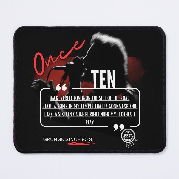 Item preview, Once Track Lyrics - FAN Alive Grunge 90s nostalgia - Best Lyrics Series designed and sold by fleive.