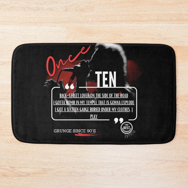 Item preview, Once Track Lyrics - FAN Alive Grunge 90s nostalgia - Best Lyrics Series designed and sold by fleive.
