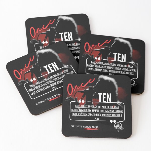 Item preview, Once Track Lyrics - FAN Alive Grunge 90s nostalgia - Best Lyrics Series designed and sold by fleive.