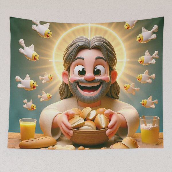 Item preview, Multiplication of loaves and fishes designed and sold by wendelrobert89.
