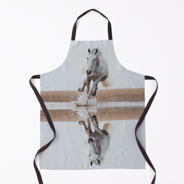 Item preview, Majestic Grey Horse Galloping, Reflected in the Sea designed and sold by may whiston.